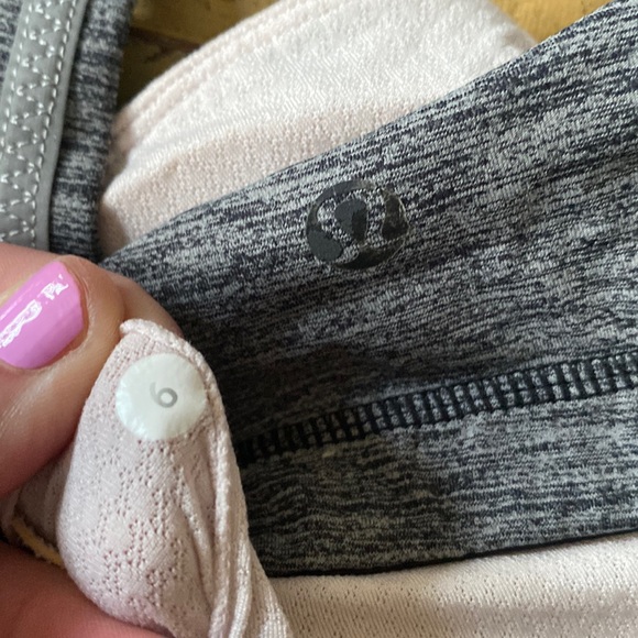 🍋 LULULEMON PINK STRETCH WORKOUT SPORTS BRA TOP CROP TOP 6 - Picture 8 of 11